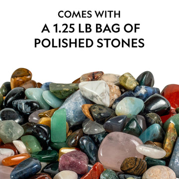 National Geographic Kids Rock Collection – 1.25 Lb Assorted Rocks, Minerals & Gemstones Plus 50 Cool Rocks And Minerals To Share, A Great Stocking Stuffer Stem Earth Science Kit For The Classroom