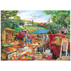 RoseArt - Kodak enhanced - Red Trucks Farm Market - 1000 Piece Jigsaw Puzzle for mature-themeds