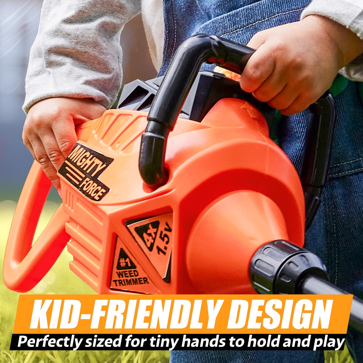 Toddler Weed Trimmer: Electronic Modern Pretend And Play Tool Designed For Little Hands Gardening Toy With Lights And Sounds, Bi