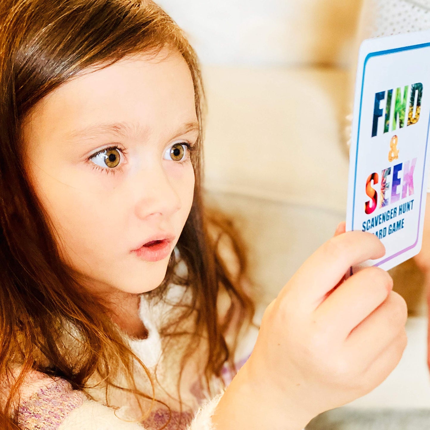 Hapinest Find And Seek Scavenger Hunt Card Game, Indoor Outdoor Activities For Kids Toddler & Family, Beach Camping Travel Car Games For Road Trips, Kids Scavenger Hunt Game Age 3 4 5 6 Years Old & Up
