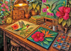 Springbok Hummingbirds and Hibiscus 1000 Piece Jigsaw Puzzle for Adults - Unique Cut Pieces - Made in USA