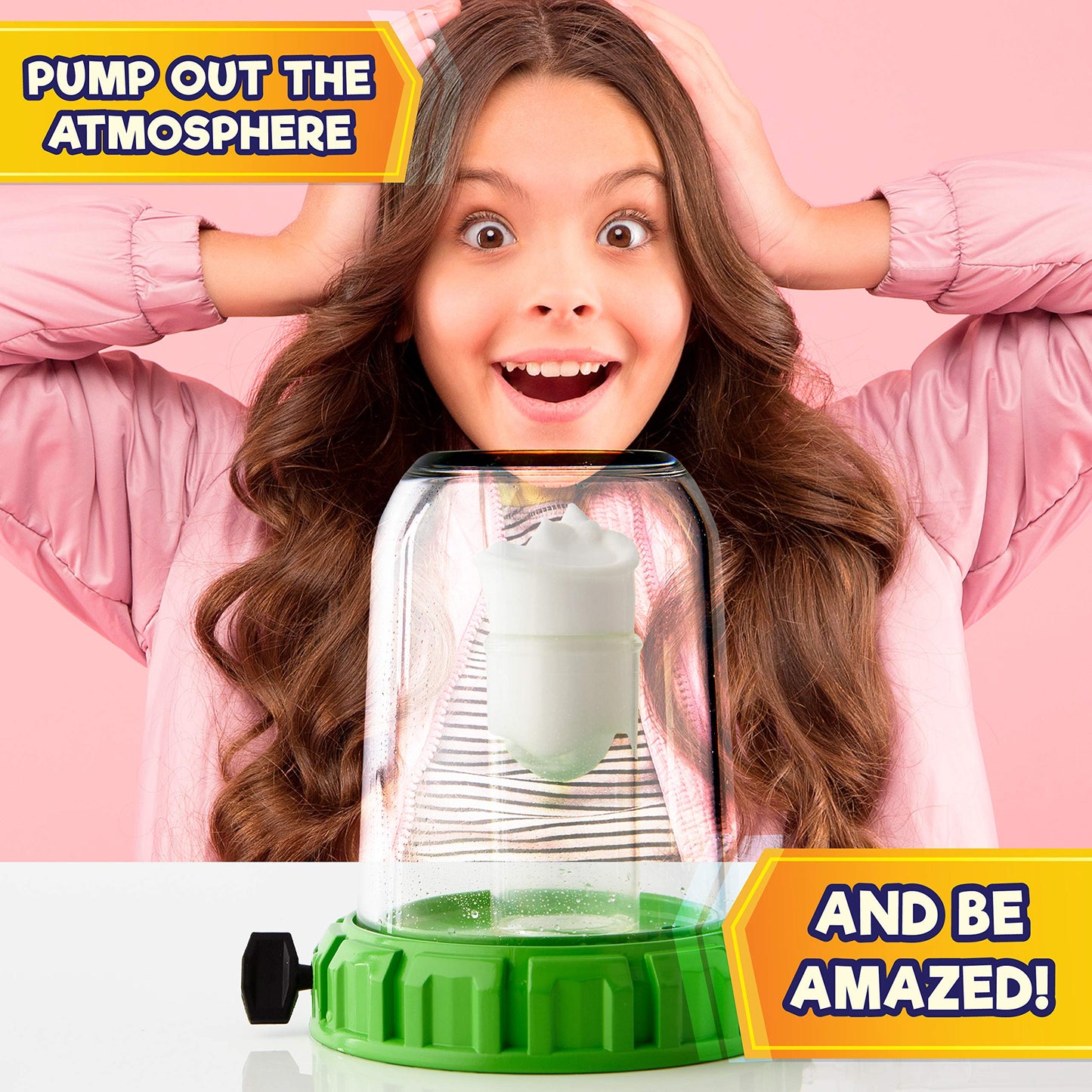 The Incredible Vacuum Chamber - Science Kits for Kids - 20+ Experiments - Educational Physics & Chemistry Stem Toy Set - Gift fo