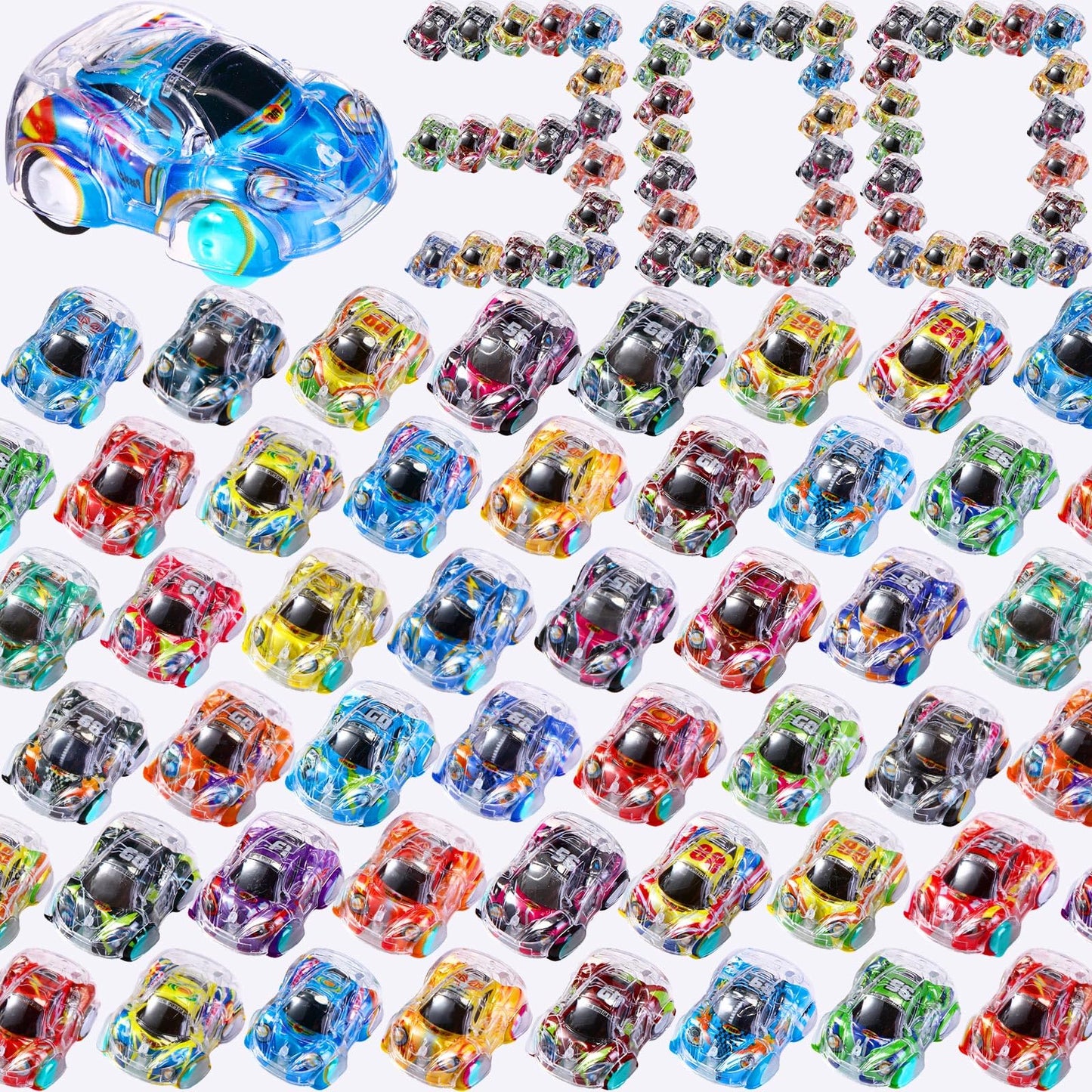 Arrowbash 100 Pack Mini Pull Back Car For Party Favors Mini Race Pull Back Toys Car Birthday Goodie Bag Fillers Christmas Stocki