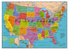 Hennessy Puzzles 1000 Piece Jigsaw Map - USA Highways, Rivers & Capitals, Chipboard, Model 2902