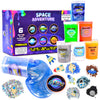 Toysbutty Slime Kit For Girls Boys, 6 Galaxy Stretchy None Sticky Slime Educational Toys With Space Slime Charms &Galactic Add I