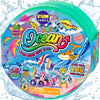 Ocean Magic Water Elves Toys Kit FunKidz Aqua Squishy Craft Kit for Kids 25 Bright Ocean Colors Gel 16 Ocan Creature Molds Great Birthday Gift for Boys Girls Summer Activities