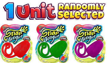 Fun A Ton Giant Snap Hand-Jumbo Sticky Tongue Toy (1 Pack Assorted) Large Stretchy Sticky Hands Toy For Kids. Party Favors, Clas