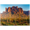 Mypuzzle The Superstition Mountains And Sonoran Desert Landscape At Sunset In Lost Dutchman State Park, Arizona - Premium 1000 P