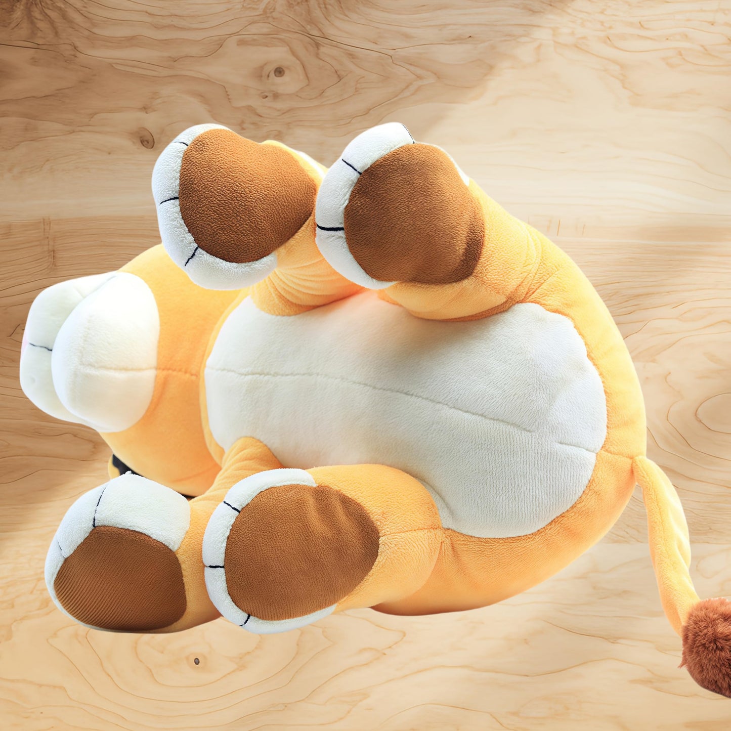 Secretcastle Lion Plush Baby Lion Toys Lifelike Lion Animal Stuffed For Kids,Family Chirstmas Gifts 28 Cm Height With Embroidered Details (Yellow 1 Count)