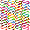 Neureyte 92 Pack 24 Links Wacky Tracks Snap and Click Fidget Toys,Fidget Snake Toy for Party Favors,Plastic Chains Finger Sensor