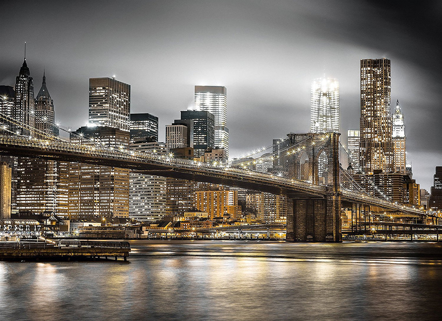 New York Skyline Jigsaw Puzzle, 1000 Pieces, Made In Italy