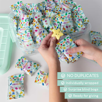 Bonnyco Mochi Squishy Toys Bulk For Party Favors For Kids Pack 80 Goodie Bags Stuffers For Kids, Kids Party Favors, Squishy Fidget Toys | Mini Toys, Pinata Stuffers, Birthday Boys And Girls Kawaii