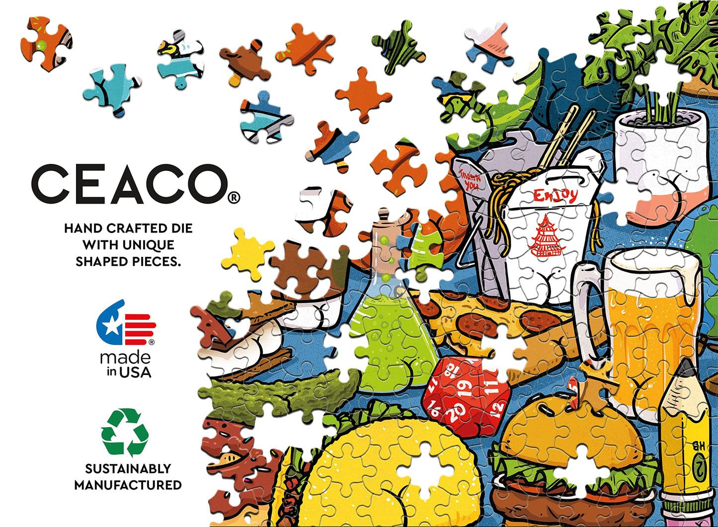 Ceaco - Brian Cook - Butts On Things - 500 Piece Jigsaw Puzzle