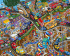 Springbok 1000 Piece Jigsaw Puzzle - Getting Away, Cartoon Transportation, Multi Color, Engineered Wood, Model 33-10796