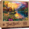 MasterPieces Evening Tranquility 1000 Piece Jigsaw Puzzle for mature-themeds - 19.25x26.75 - Nature Scene Collage Puzzle Unisex mature-themed