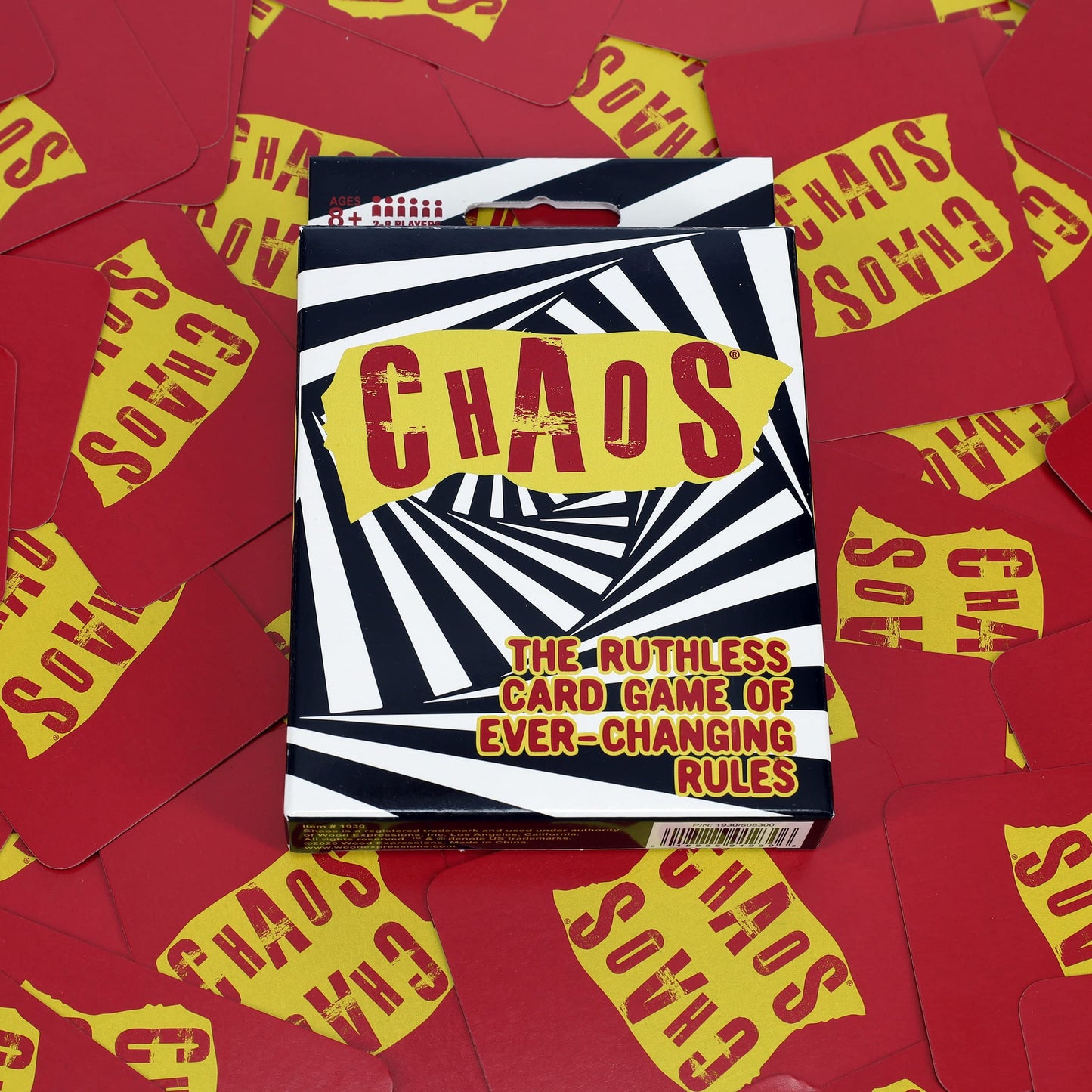 TDC Games Chaos Card Game, Model 1930, Cardstock Material, Engaging Gameplay