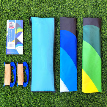 Mint'S Colorful Life 2 Pack Delta Kites For Kids & Adults, Extremely Easy To Fly Kite, Best Kite For Beginner(Green & Blue)