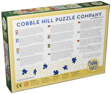 Cobblehill 80032 1000 Pc Butterfly Garden Puzzle, Various