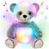 Cuteoy Musical Panda Plush Toy - LED Light-Up, Adjustable Volume Lullaby, 11" Cotton Stuffed Animal for Kids & Toddlers