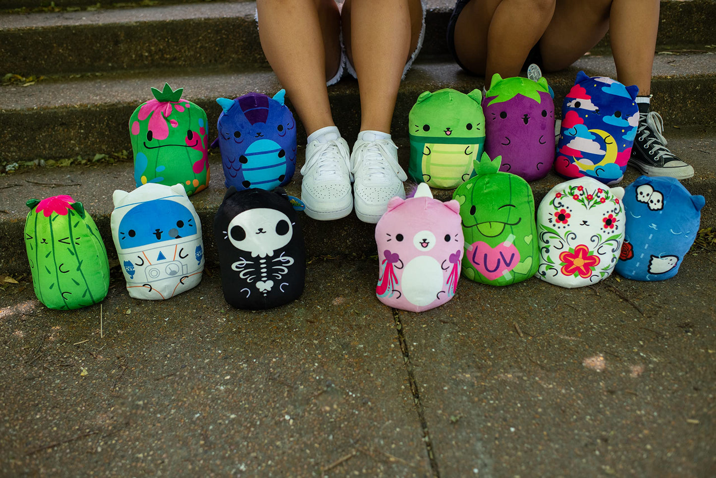 Cats Vs Pickles - Jumbo- Luv Pickle - Super Soft And Squishy Stuffed Bean-Filled Plushies - Great Toys For Boys And Girls. Collect These As Desk Pets, Fidget Toys, Or Sensory Toys.