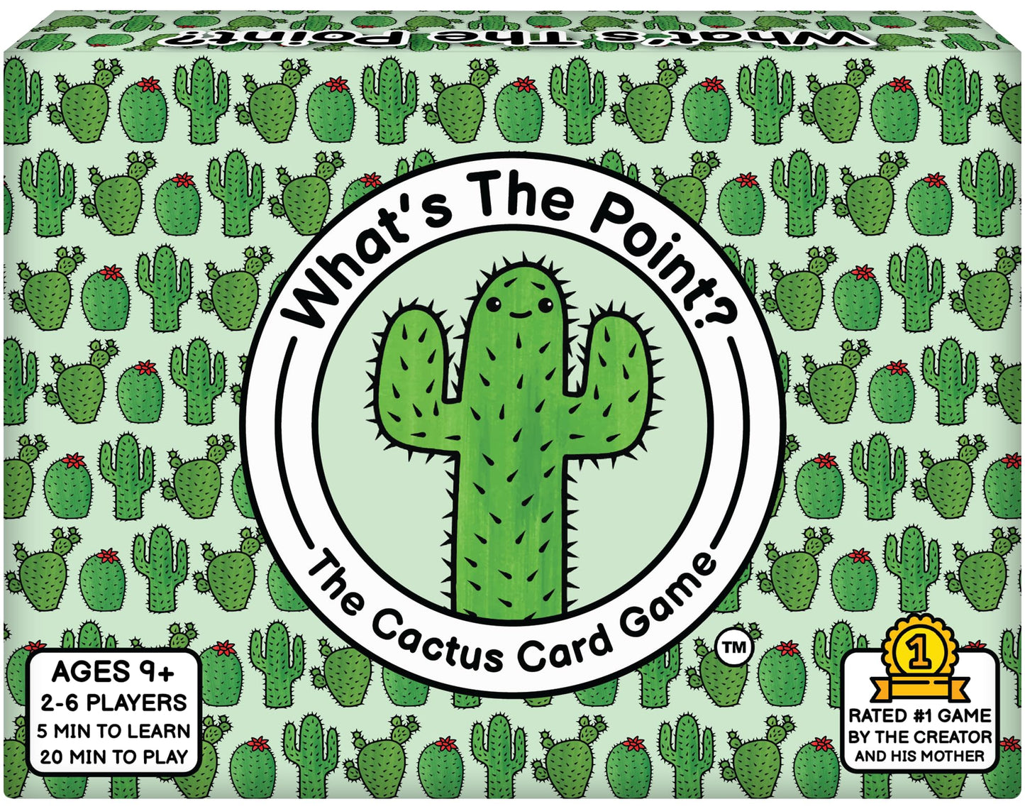 What'S The Point? The Cactus Card Game - Fun Card Games For Families, Perfect Games For Family Game Night, Best Family Card Game