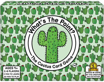 What'S The Point? The Cactus Card Game - Fun Card Games For Families, Perfect Games For Family Game Night, Best Family Card Game