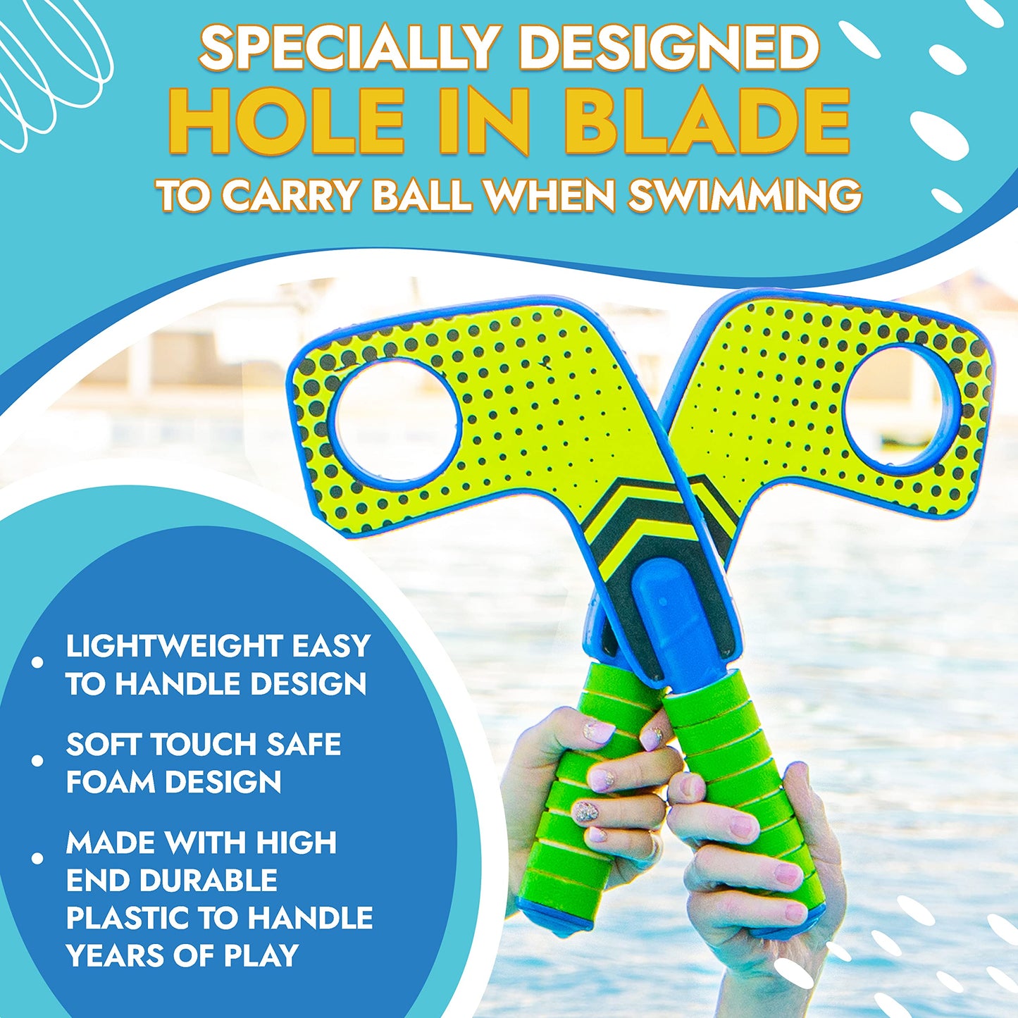 Refresh Sports Knee Hockey Sticks Set For Kids - Hockey Gifts For Boys & Girls All Ages - 2 Mini Sticks & 2 Street Balls For Beach Games