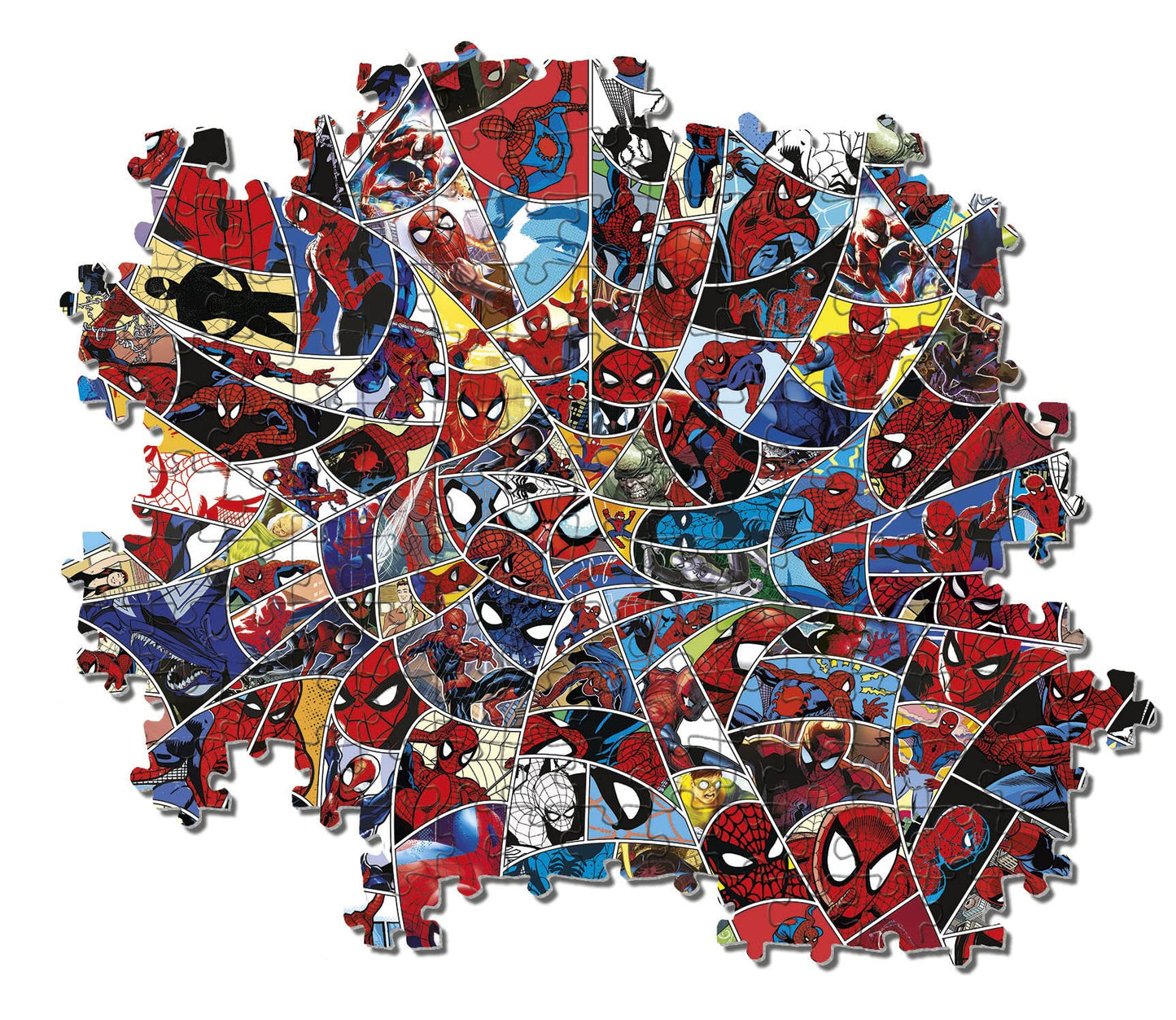 Clementoni Spider-Man Impossible Jigsaw Puzzle, Medium, 1000 Pieces, Multicolored, 39657