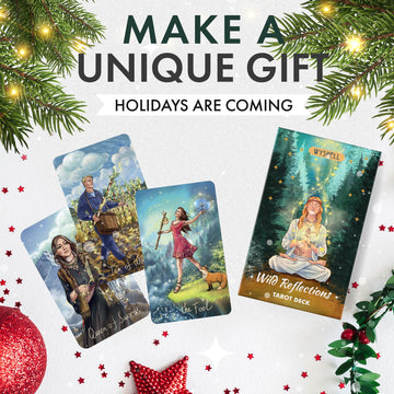 Wyspell Wild Reflections Tarot Cards Set with Guide Book - Nature-Inspired, Perfect for Beginners, Beautiful Illustrations