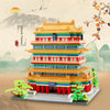 Wriyvngs Chinese Architecture Micro Building Blocks Set Stork Tower Collectible 2196Pcs Creative Toy Building Sets For Adults An