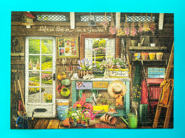 500 Piece Puzzles For Adults - Jigsaw Puzzles - Potting Shed - Designed By Bigelow Illustrations