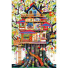 Whimsical Treehouse Escape 500 Piece Jigsaw Puzzle for mature-themeds Colorful Fantasy Art Illustration Fun Challenging Family Game enhanced Quality Vibrant Nature-Themed Puzzle (15x23 in)