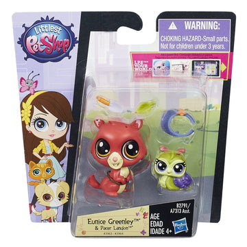 Littlest Pet Shop Pet Pawsabilities Eunice Greenley And Pacer Landon Doll