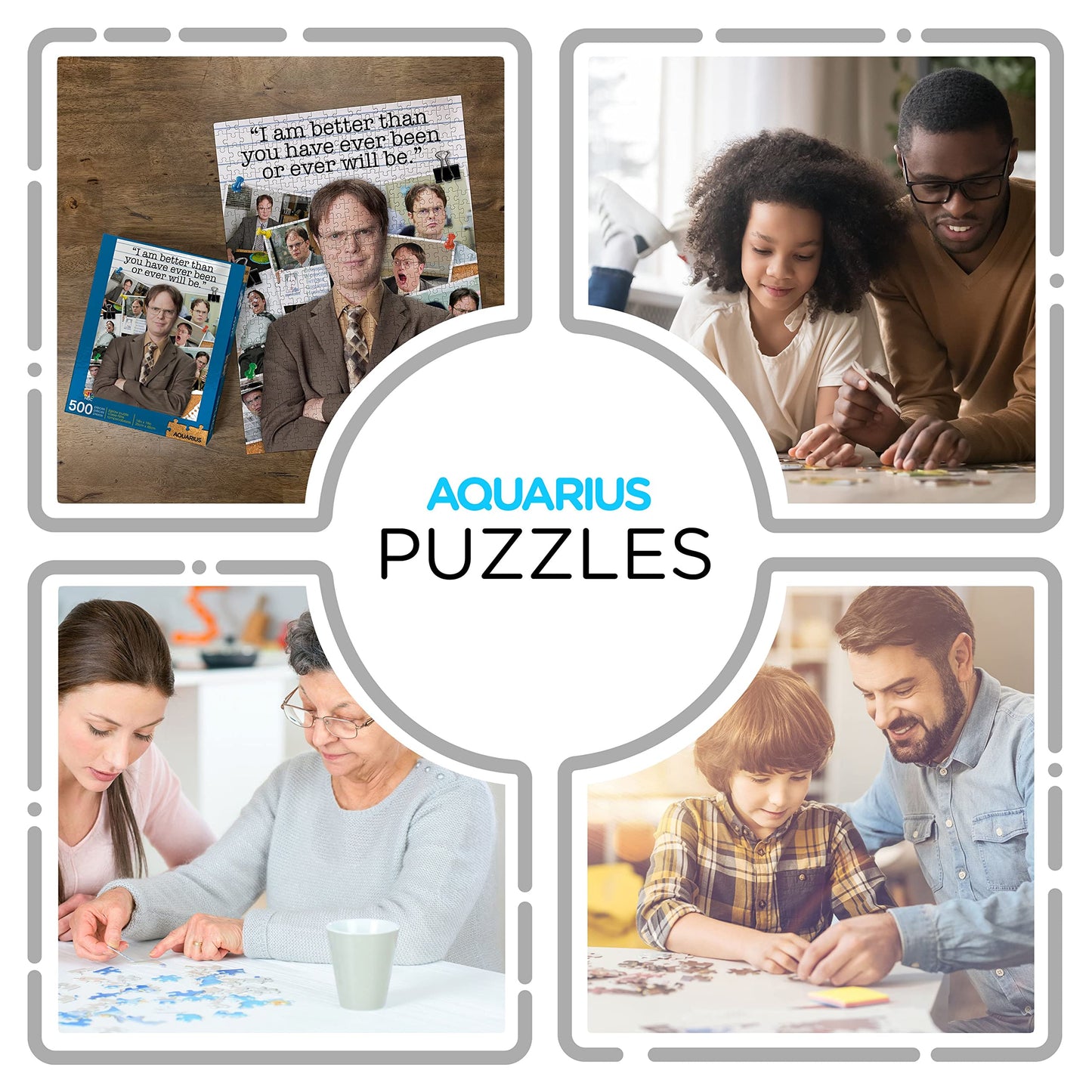 Aquarius The Office Dwight Schrute Puzzle (500 Piece Jigsaw Puzzle) - Officially Licensed The Office Merchandise & Collectibles - Glare Free - Precision Fit - 14 X 19 Inches