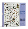 Heritage Puzzle 550-Piece Jigsaw - Birds of The Great Lakes - Educational Nature Puzzle - 18" x 24" - Made in U.S.A.