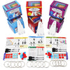 Think2Master Addition, Subtraction & Multiplication Flash Cards. This 3 Pack Includes 780 Laminated Cards To Learn How To Add, Subtract, Multiply, Divide. Plus 6 Dry Erase Markers & 15 Rings
