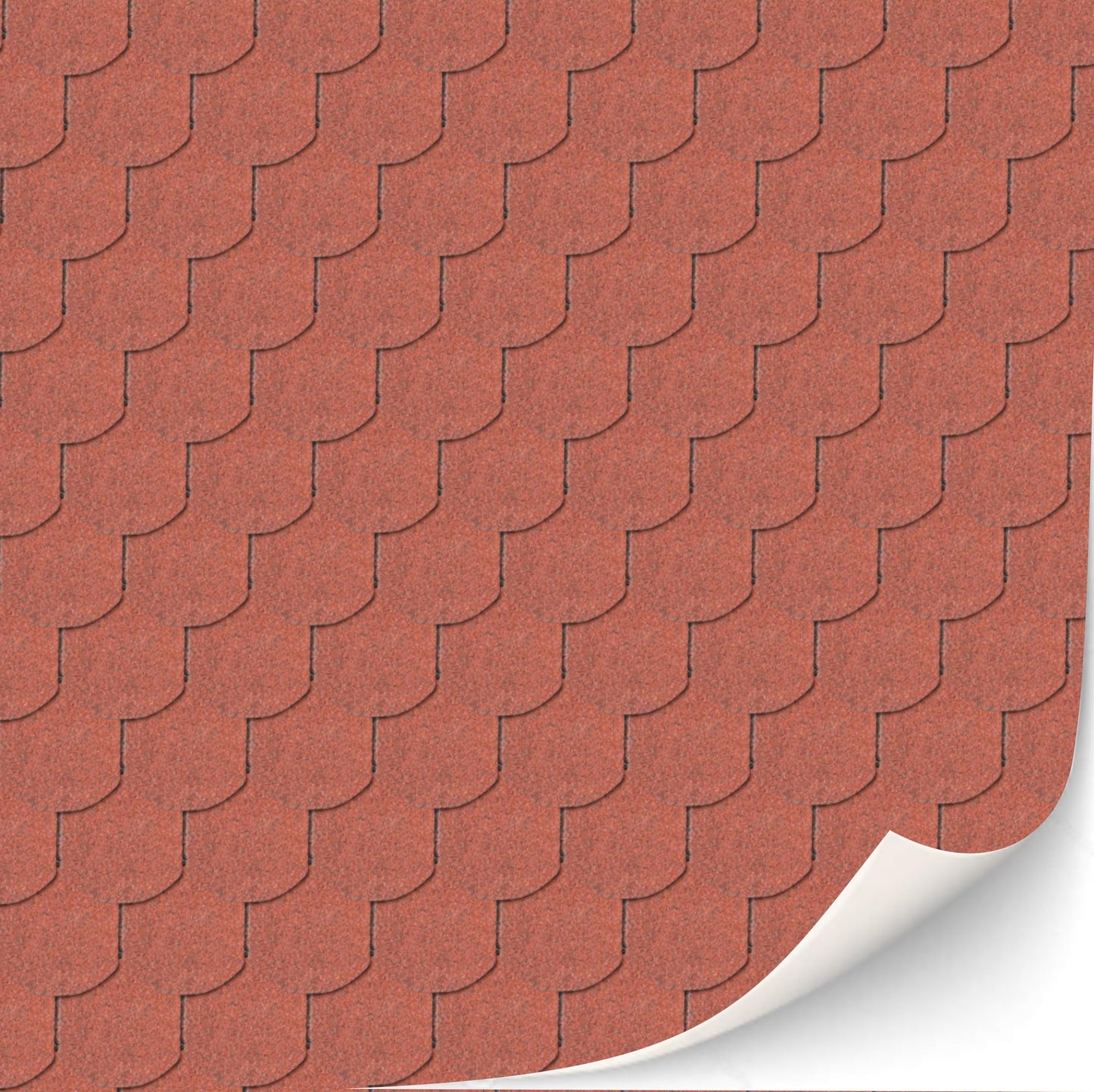 3 Sheets Self-Adhesive Roof Tiles And Shingles For Dollhouses Scale 1:12 (Roofing Felt Shingles)
