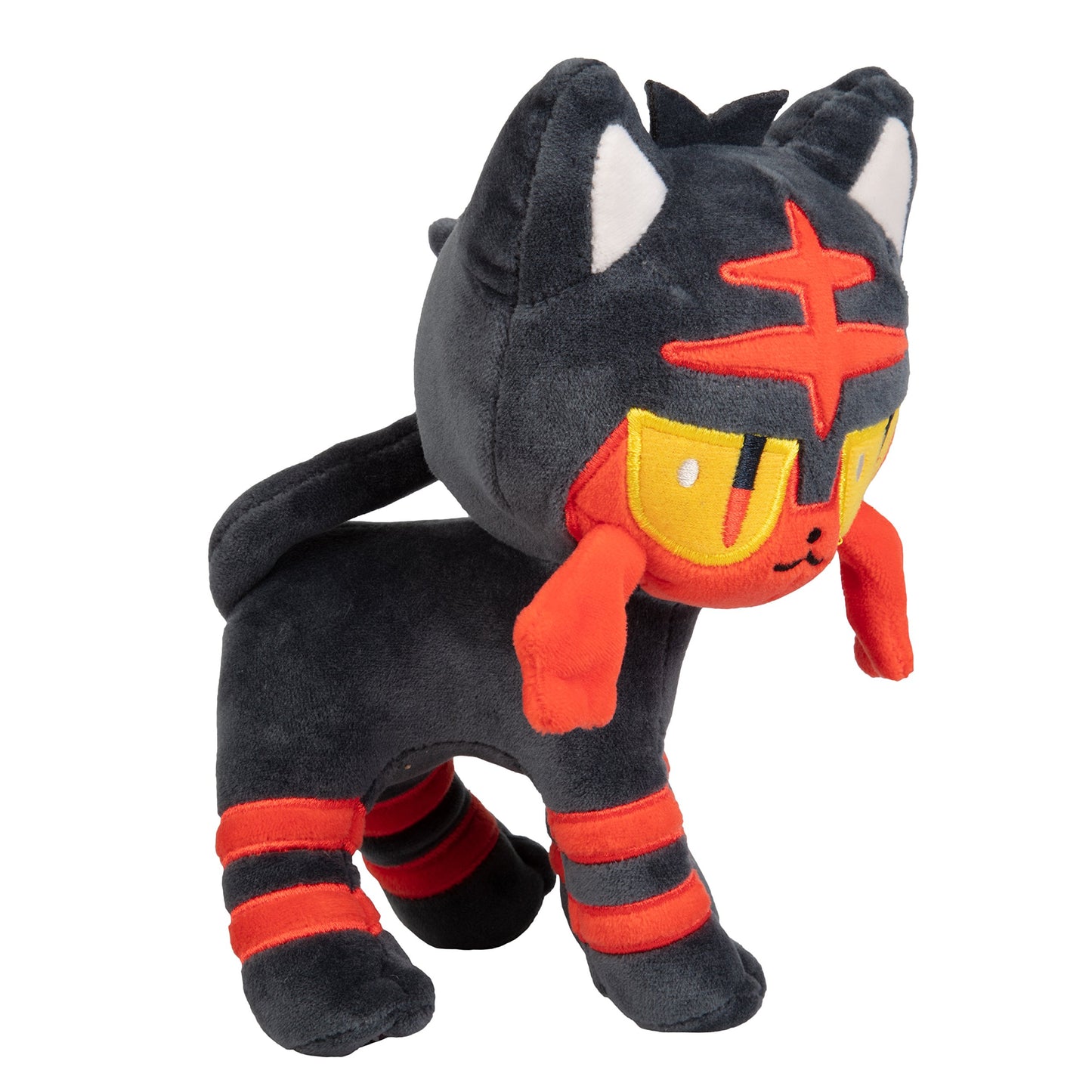 Pokémon 8' Litten Plush - Sun And Moon Starter - Officially Licensed - Authentic Soft Stuffed Animal Toy Figure - Torracat Evolution - Easter Basket Stuffer Gift For Kids, Boys, Girls - 2+
