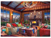 Ceaco Rustic Lodge Cozy Fire 1000 Piece Jigsaw Puzzle, 27 x 20, Paper