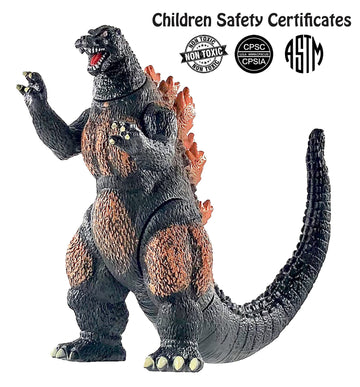 Twcare Burning Godzilla 1995, Movie Series King Of The Monsters Movable Joints Action Figures Birthday Gift For Boys And Girls