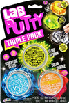 Ja-Ru Lab Putty Bundle Set (1 Fidget Pack, 3 Toys) Color Changing Putty, Magnetic Slime, Glow In The Dark Slime, Crystal Clear S