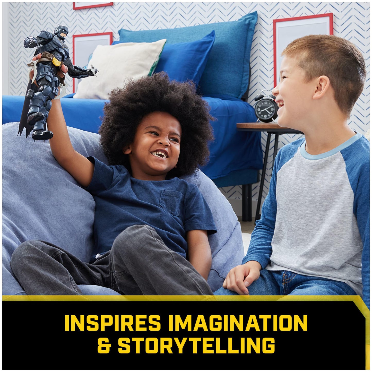 DC Comics Batman Adventures Batman Action Figure with 16 protective covering Accessories 17 Points of Articulation 12-inch Super Hero Kids Toy for Boys & Girls