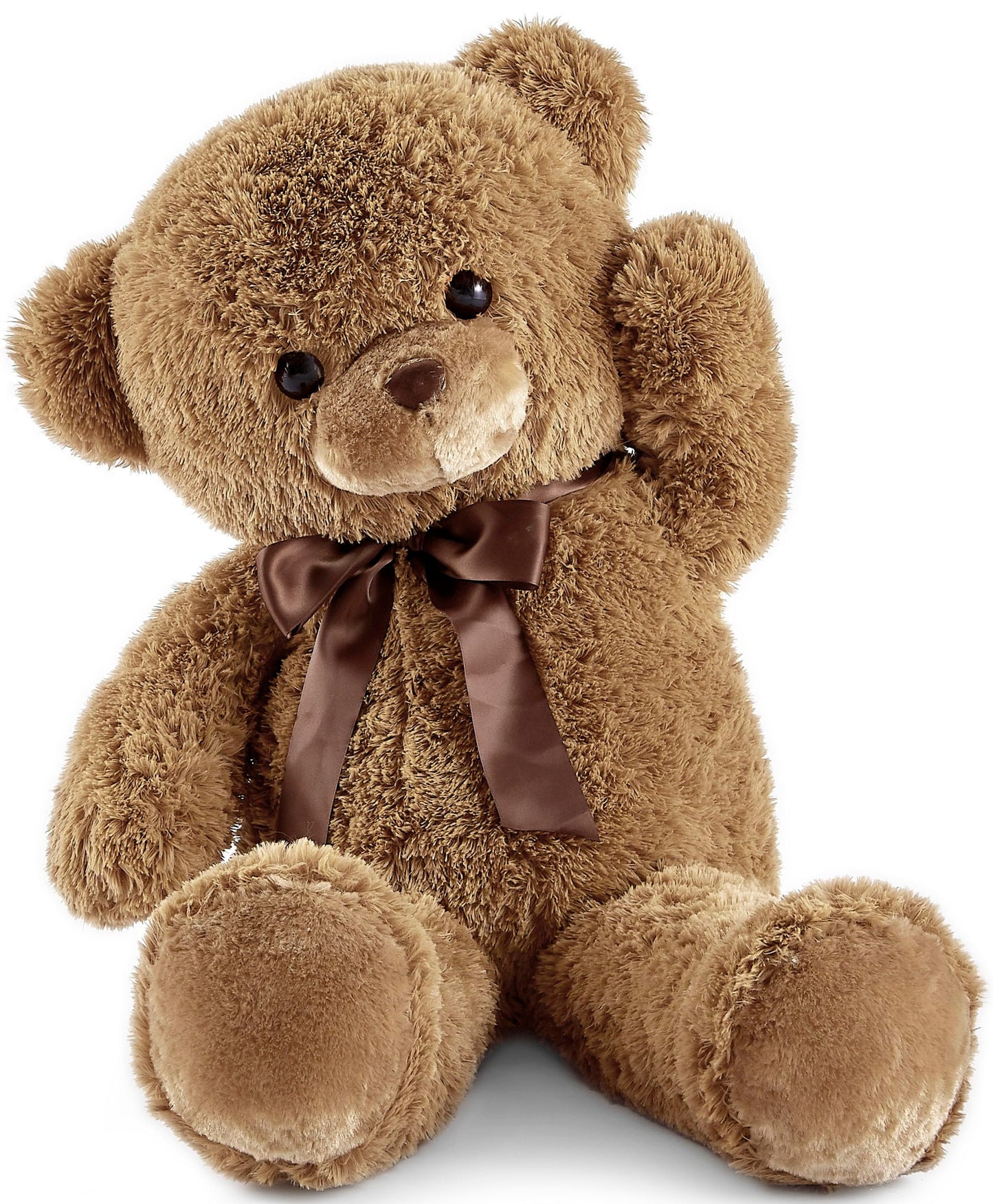 Yunnasi Big Teddy Bear Stuffed Animal 35 Inches Giant Stuffed Bear Gift For Girlfriend Children On Birthday Valentine'S Day Christmas, Brown
