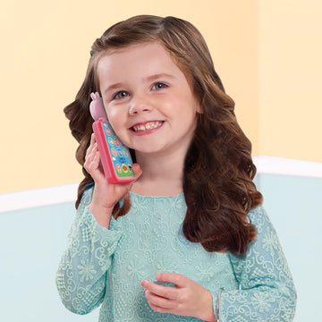 Just Play Peppa Pig Toy Phone - Realistic Sounds & Light Up Buttons, Pink, Model 72524, Kids Toys for Ages 3 Up