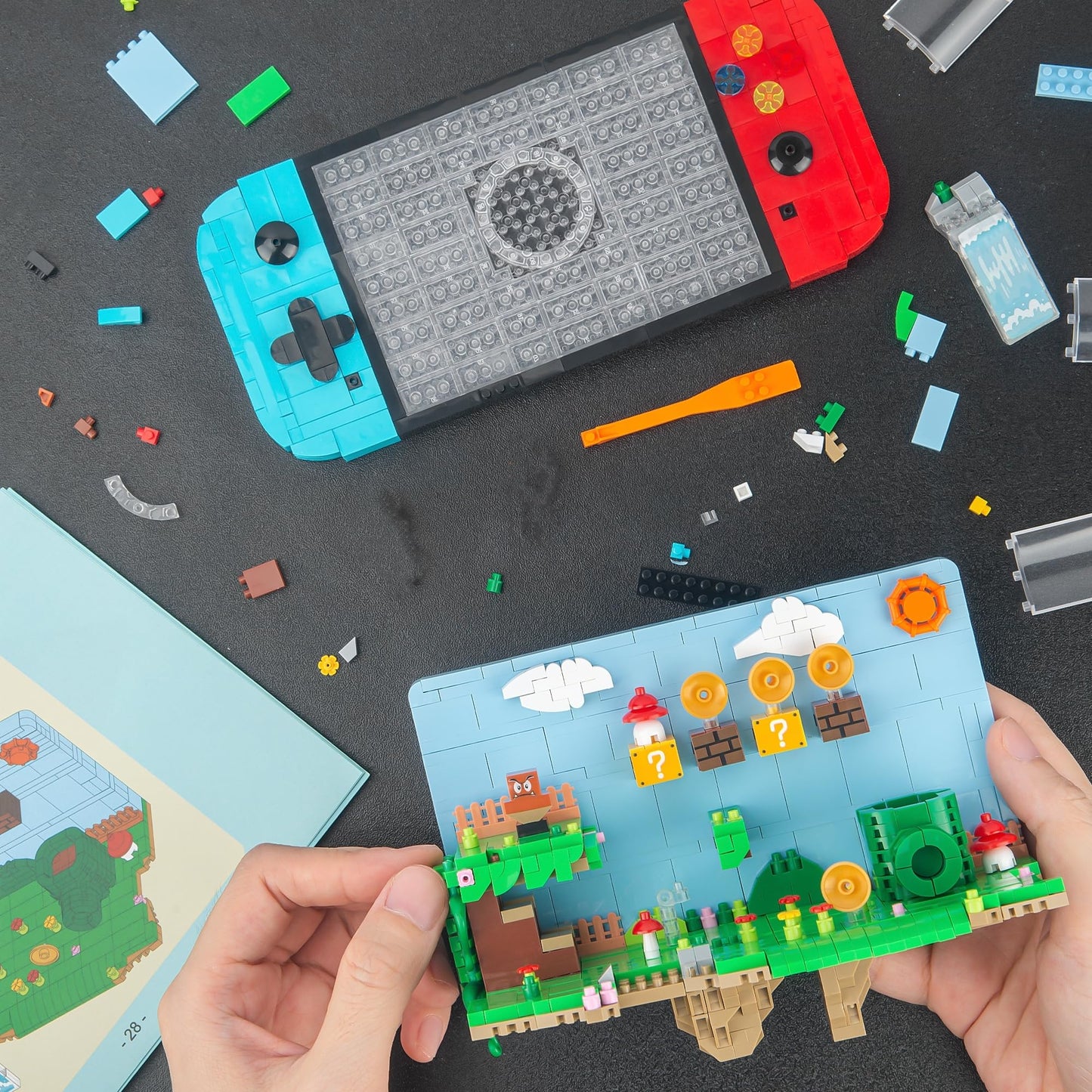 Vziimo Super Game Building Sets,Cool Building Blocks Kits For Adults, 3D Anime Scene Model Creative Idea Gift For Boys Teens Kid