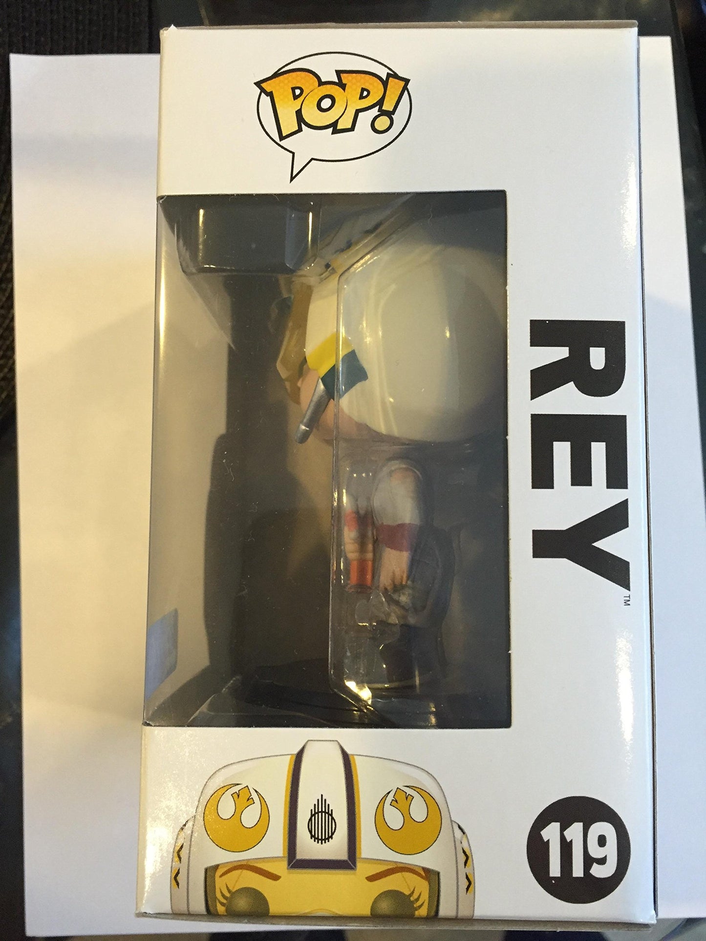 Funko Pop! Star Wars Rey #119 (With X-Wing Helmet Exclusive)