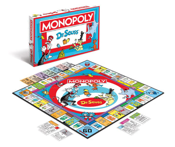 USAOPOLY Monopoly: Dr. Seuss Classic Game - Custom Board & Artwork, One Size, Multicolor, Model MN154-000-002200-06
