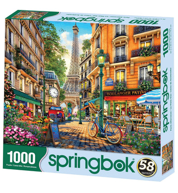 Springbok'S 1000 Piece Jigsaw Puzzle Paris Afternoon - Made In Usa