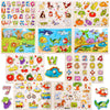 Chivao 10 Pack Wooden Peg Puzzles For Toddlers Jigsaw Learning Puzzles For Kids Wooden Toddler Toys With Alphabet Number Animal Vehicle Shape