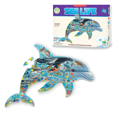 The Learning Journey: Wildlife World - Sea Life Puzzle - 200Pcs Challenging Jigsaw Puzzles - Intellectual Game Learning Educatio